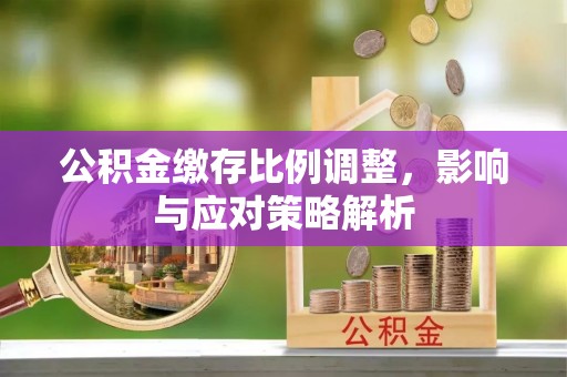 正蓝旗公积金缴存比例调整，影响与应对策略解析